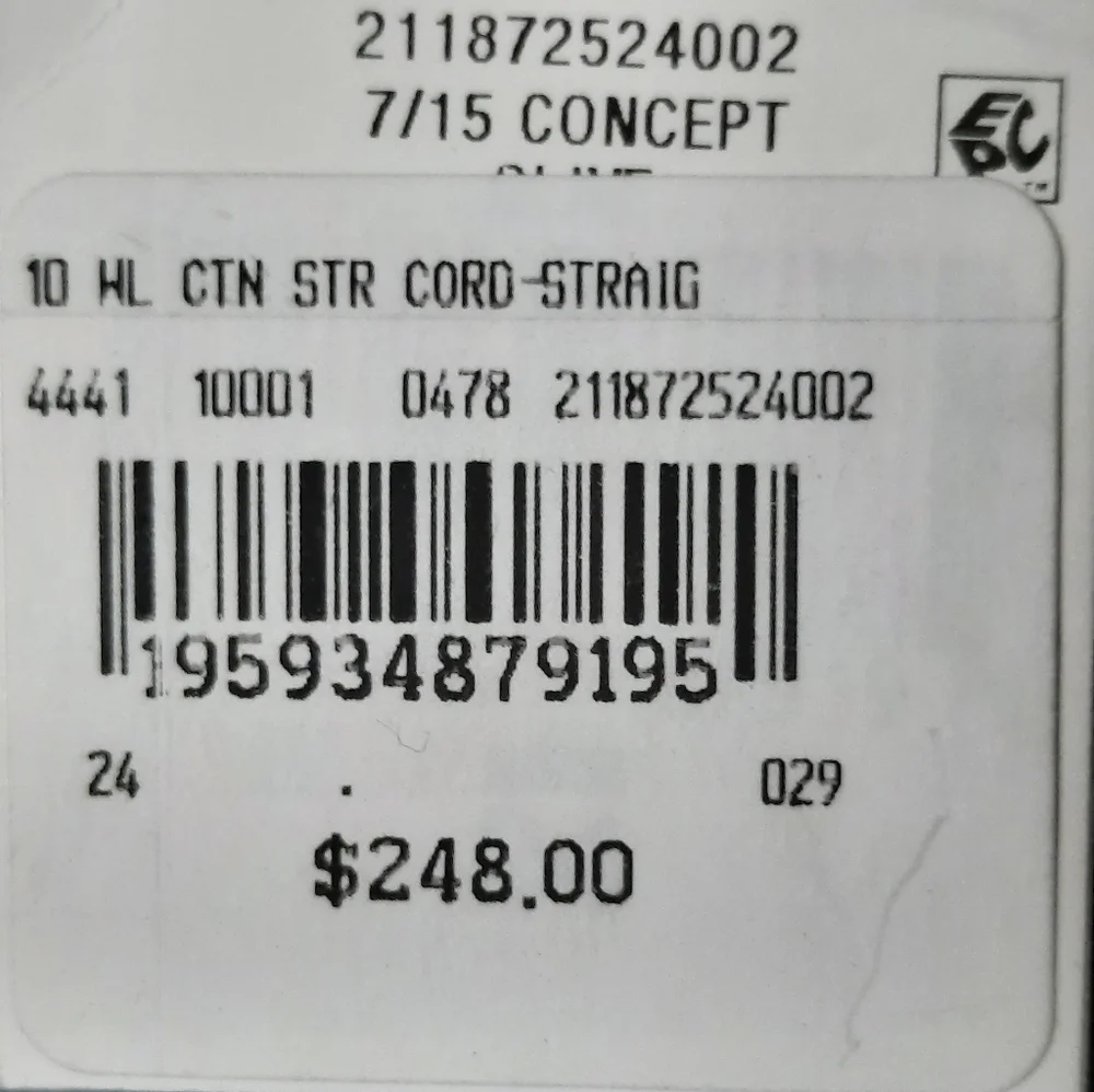 NWT! Polo Ralph Lauren Pants Womans 24 Green Corduroy Straight Preppy Classic - Picture 14 of 16